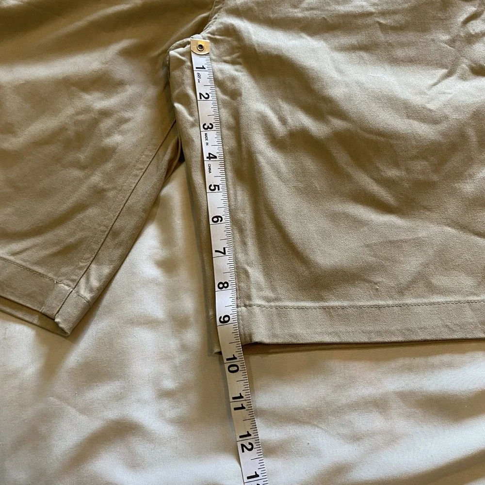 NEW Old Navy Girl's Khaki Built‎ In Flex Bermuda Chino Style Shorts Size 14 Plus